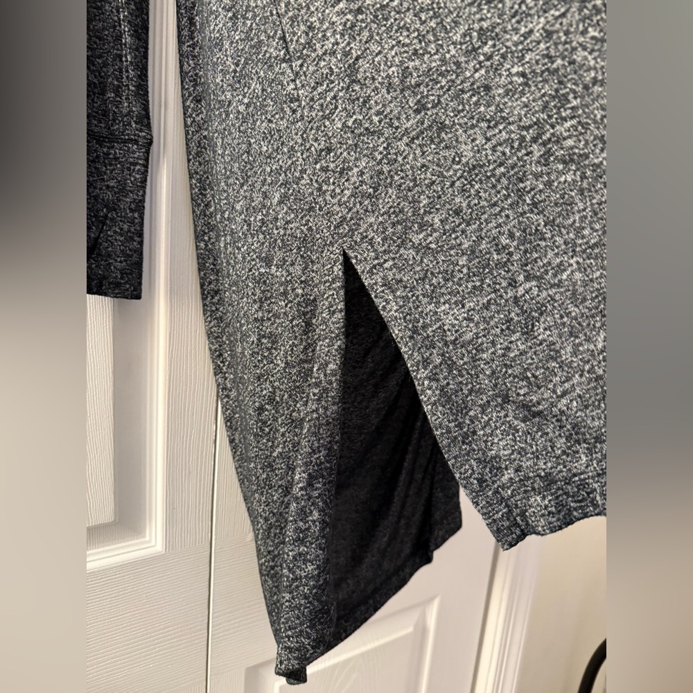 Athleta Charcoal Long Sleeve Hooded Cardigan - Picture 7 of 7